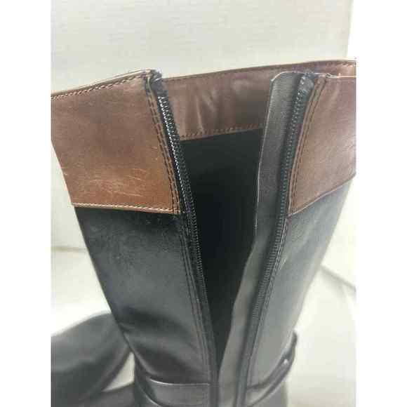 Arizona Black knee High Boots Low Heel Women Size 4M - Picture 8 of 13